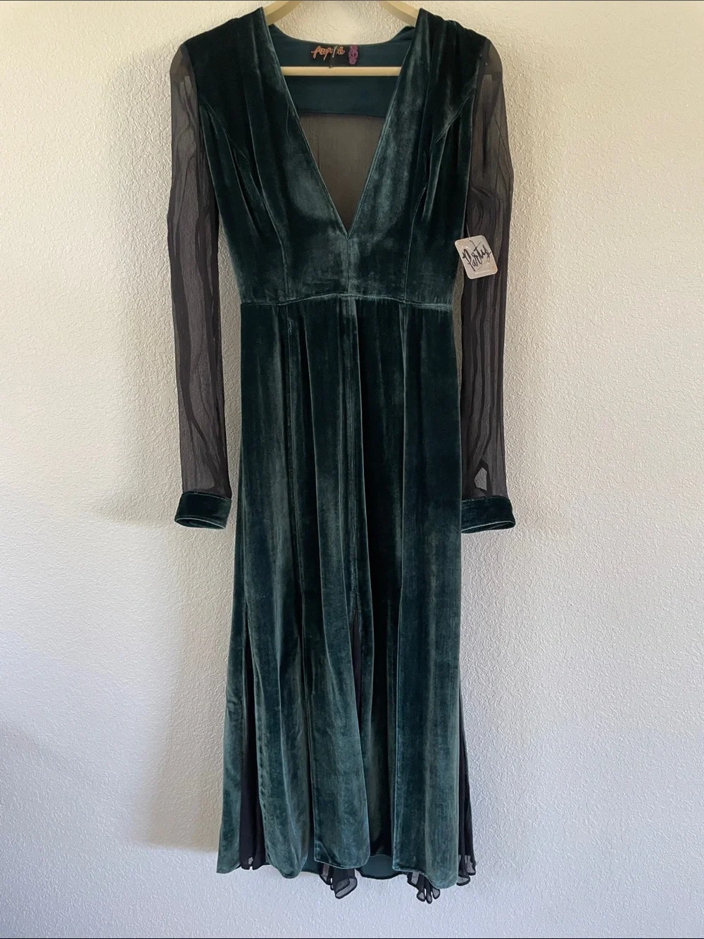 Free People “Amelina” Velvet Dress - NWT